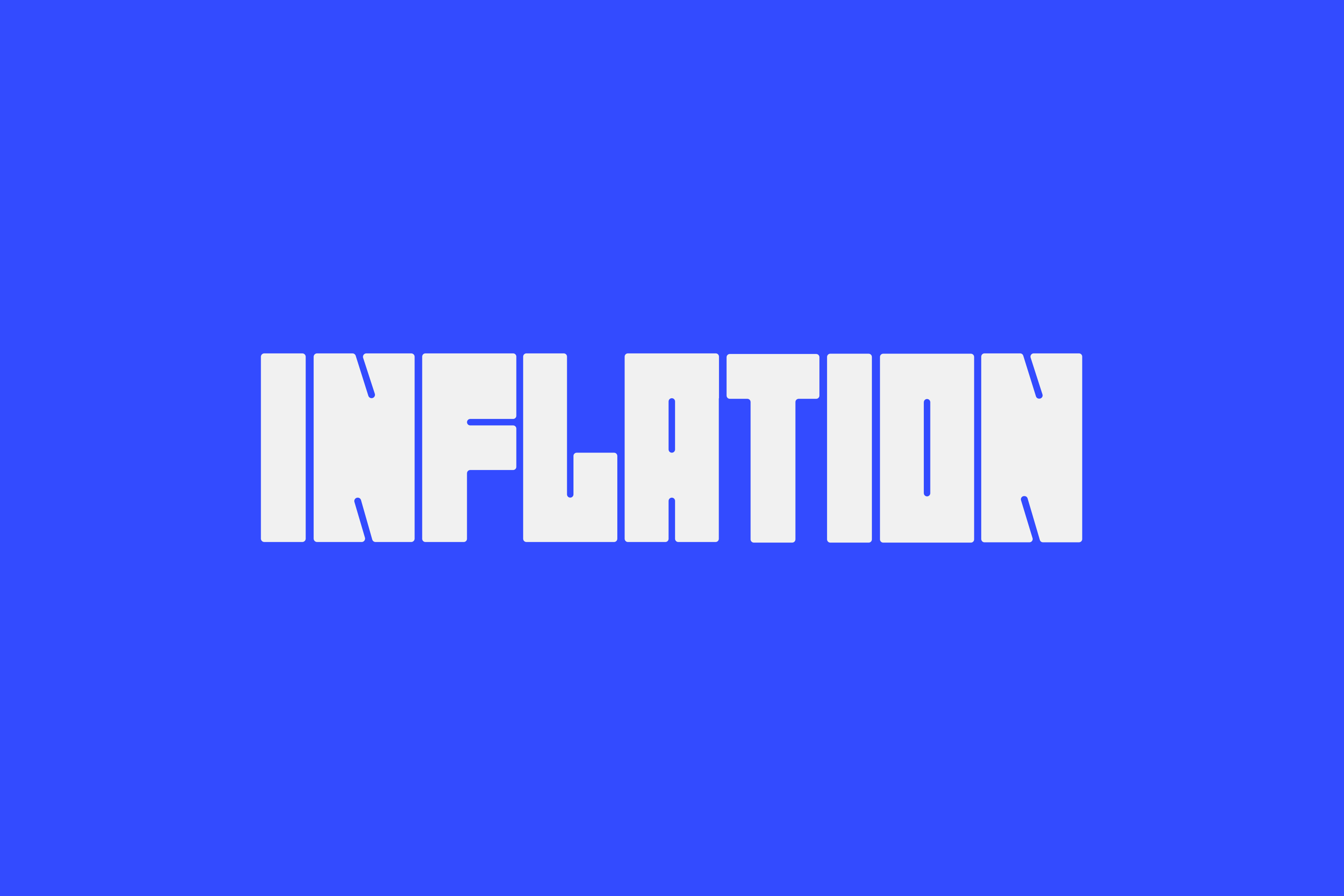 Flake typeface inflation
