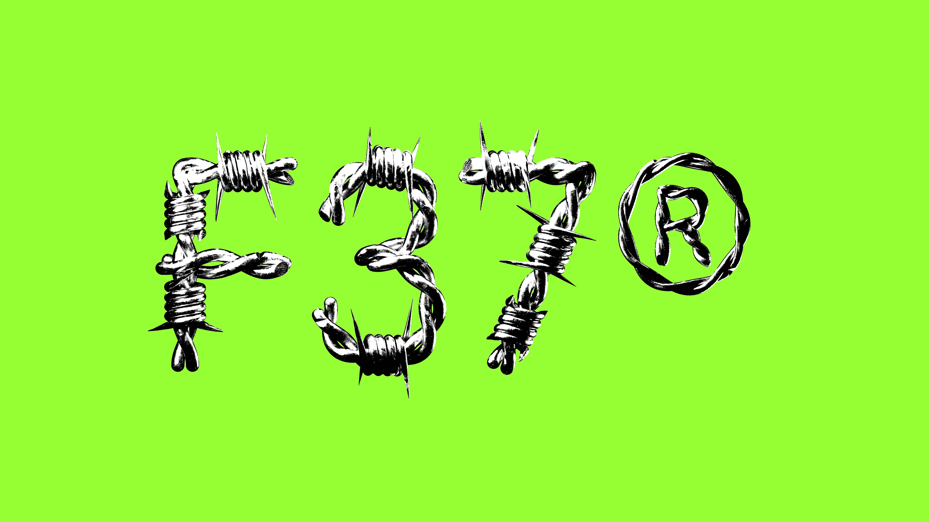 F37 typography lettering illustration